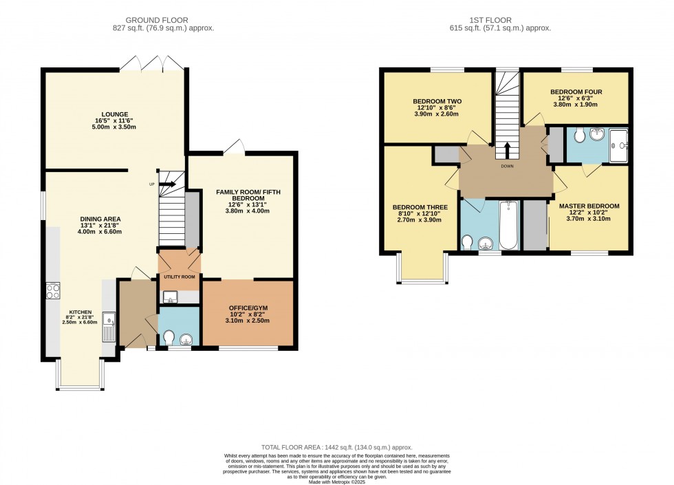 Floorplan for Conqueror Way, Pontefract