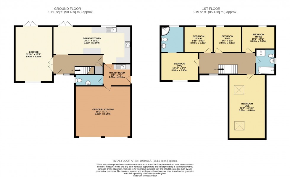 Floorplan for Hillside, Byram