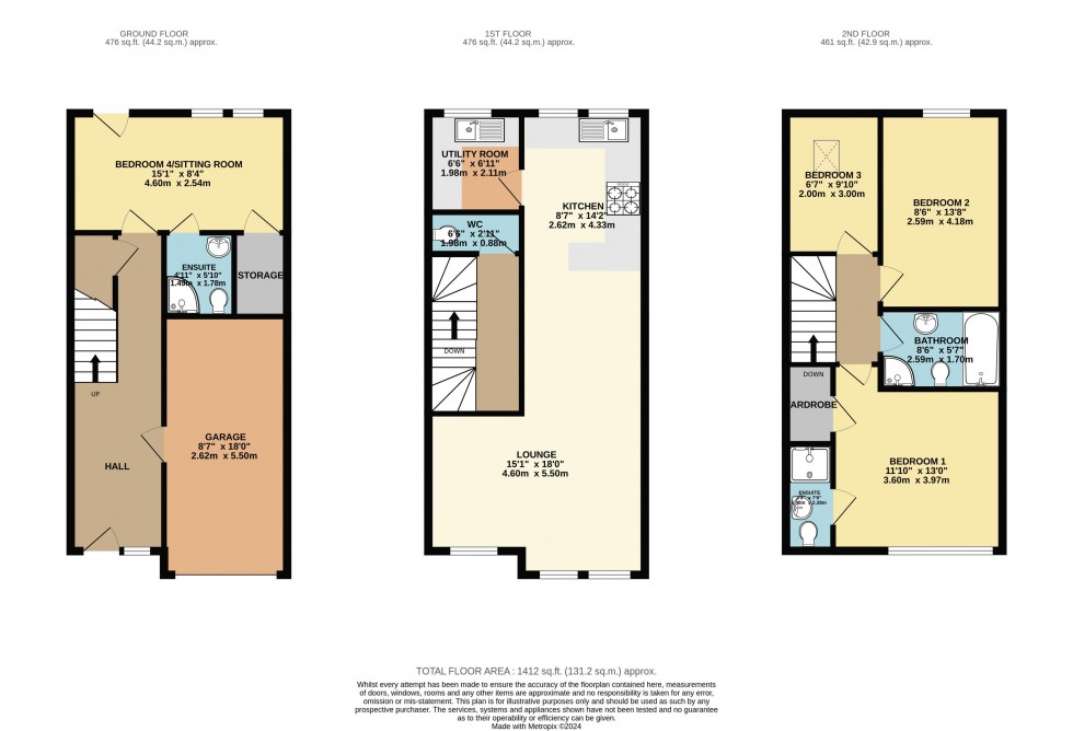 Floorplan for Kell Street, Bingley