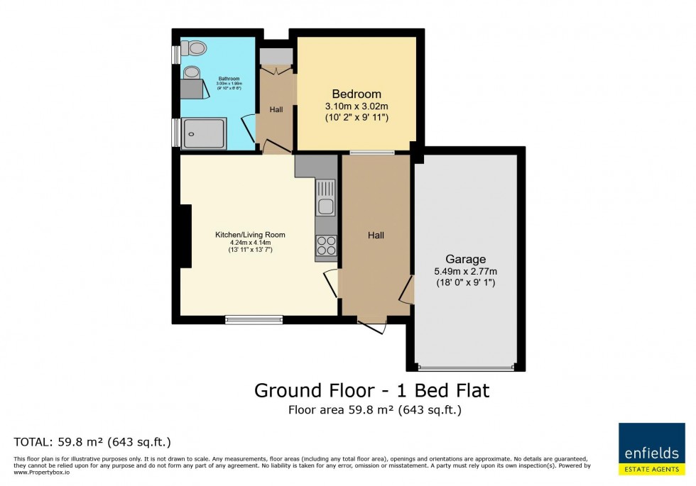 Floorplan for Argyll Road, Boscombe Spa