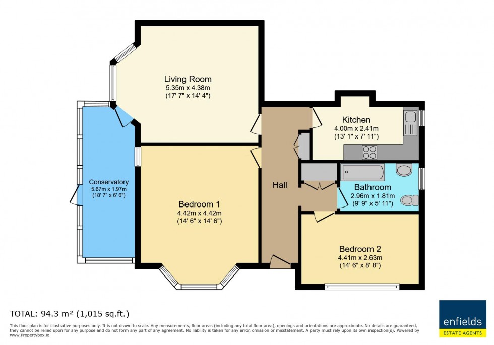 Floorplan for Argyll Road, Boscombe Spa