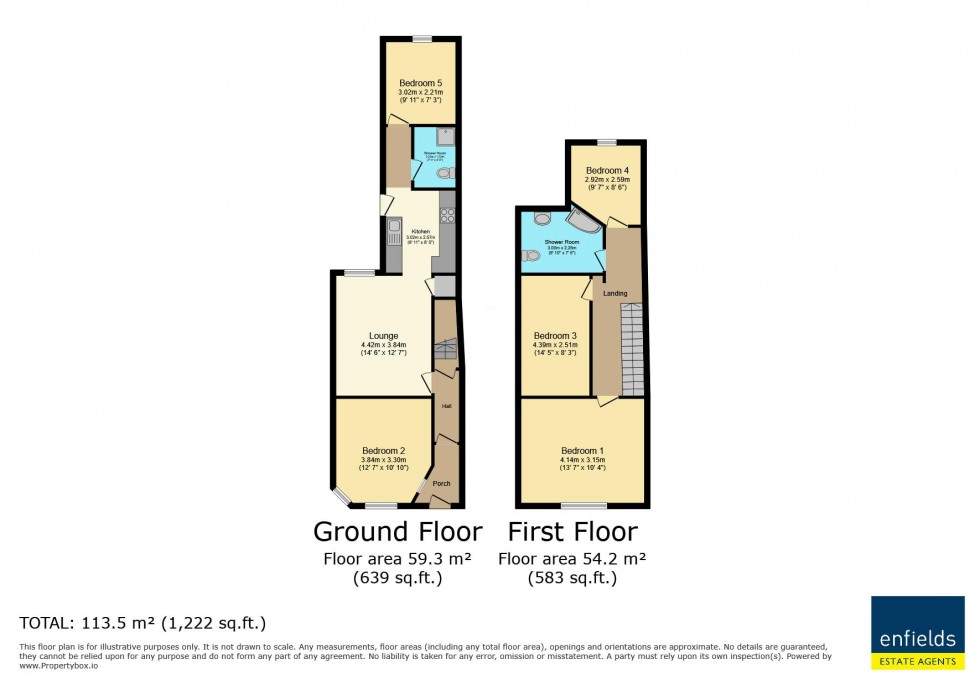 Floorplan for Ripon Road, Winton