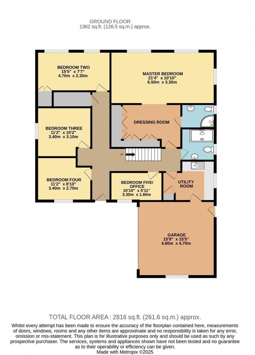 Floorplan for Water Lane, Kirk Smeaton