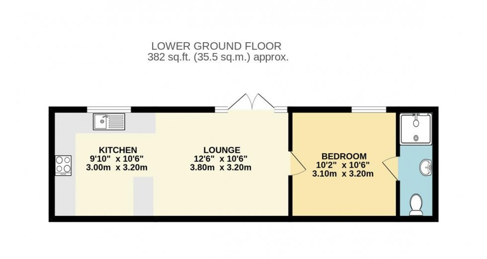 Floorplan for Water Lane, Kirk Smeaton