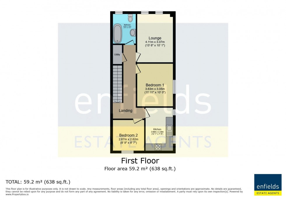 Floorplan for Shelbourne Road, Bournemouth