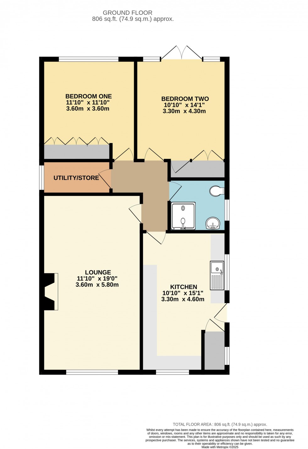 Floorplan for Camp Mount, Pontefract