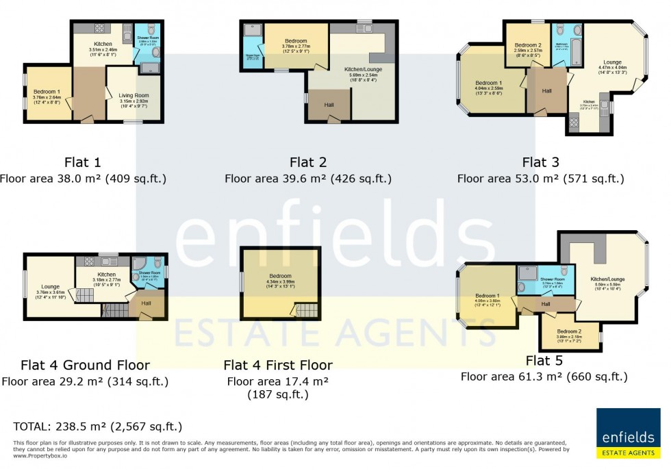 Floorplan for Southcote Road, Bournemouth