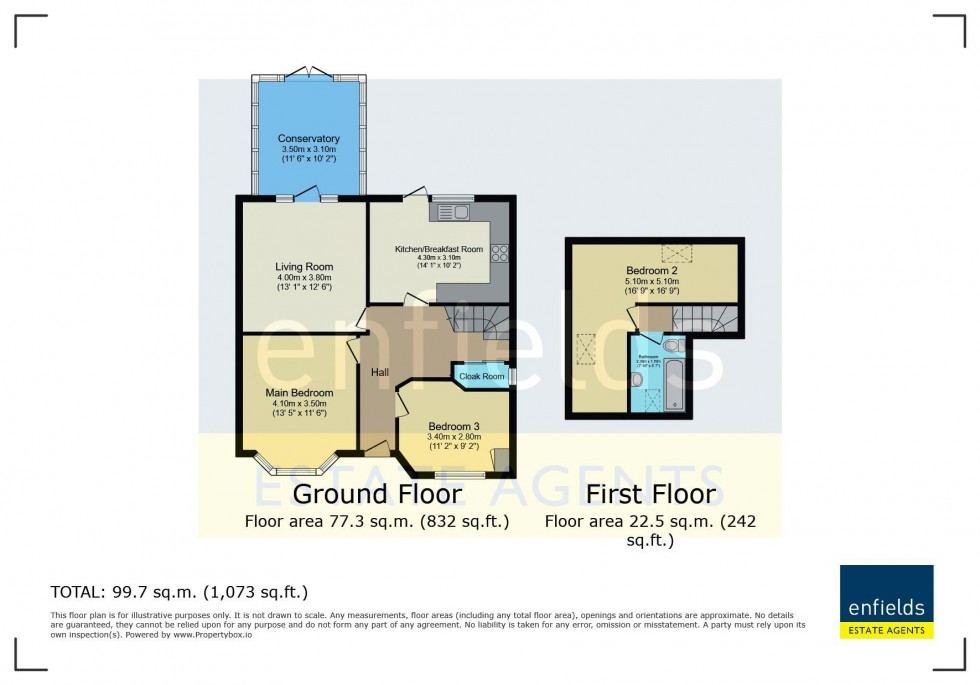 Floorplan for Mossley Avenue, Poole