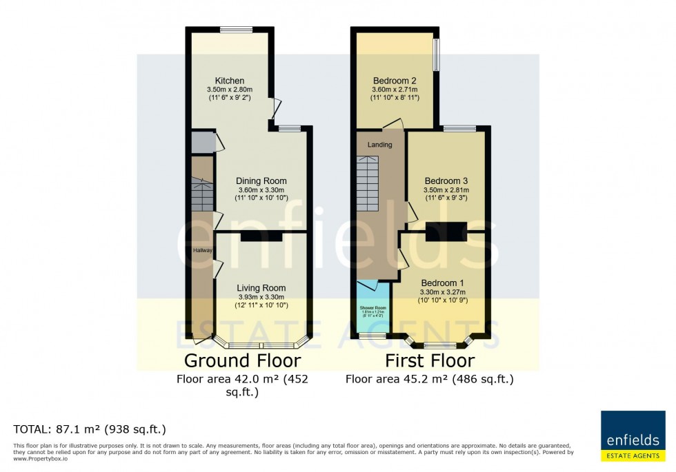 Floorplan for Strouden Road, Bournemouth