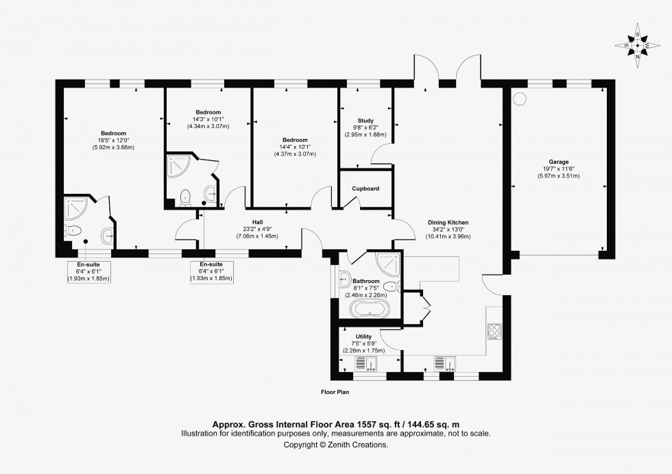 Floorplan for Scholebrook Lane, Tong