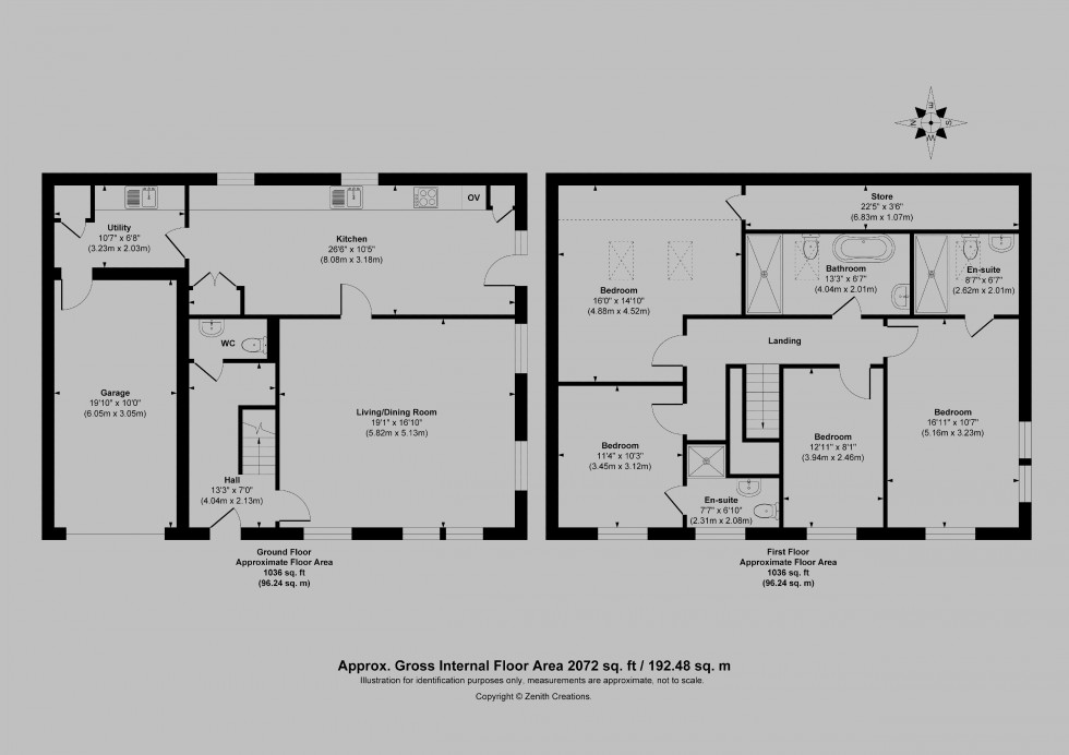 Floorplan for Scholebrook Lane, Tong