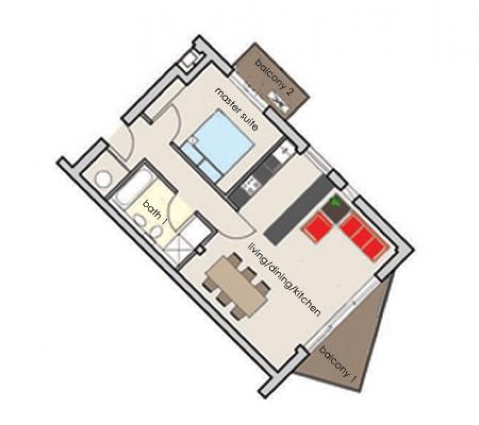 Floorplan for The Anchorage, Gibraltar, Gibraltar