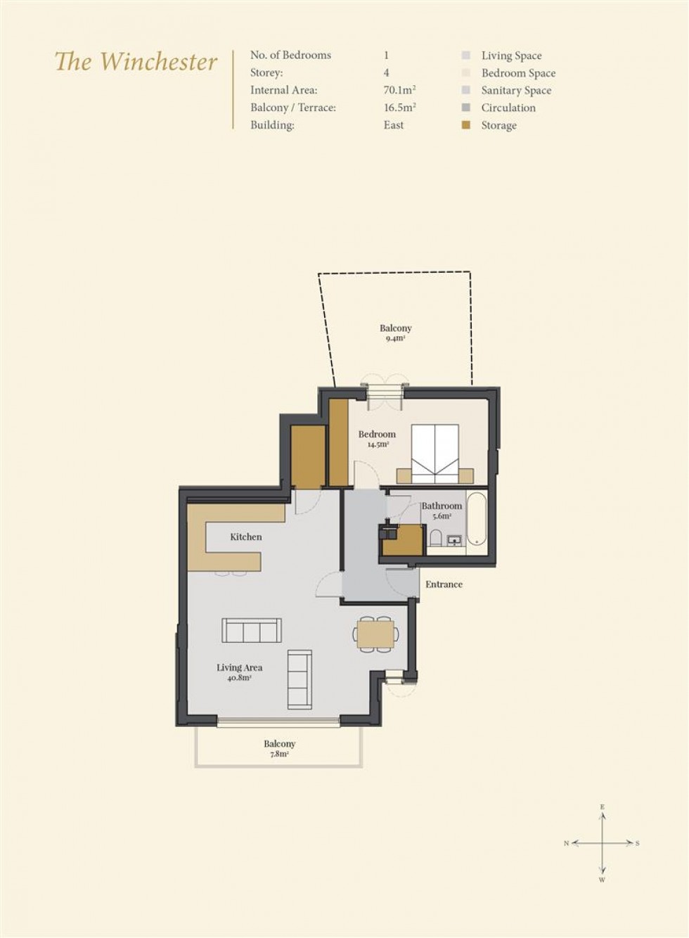 Floorplan for Prince Edward's Gate, Gibraltar, Gibraltar