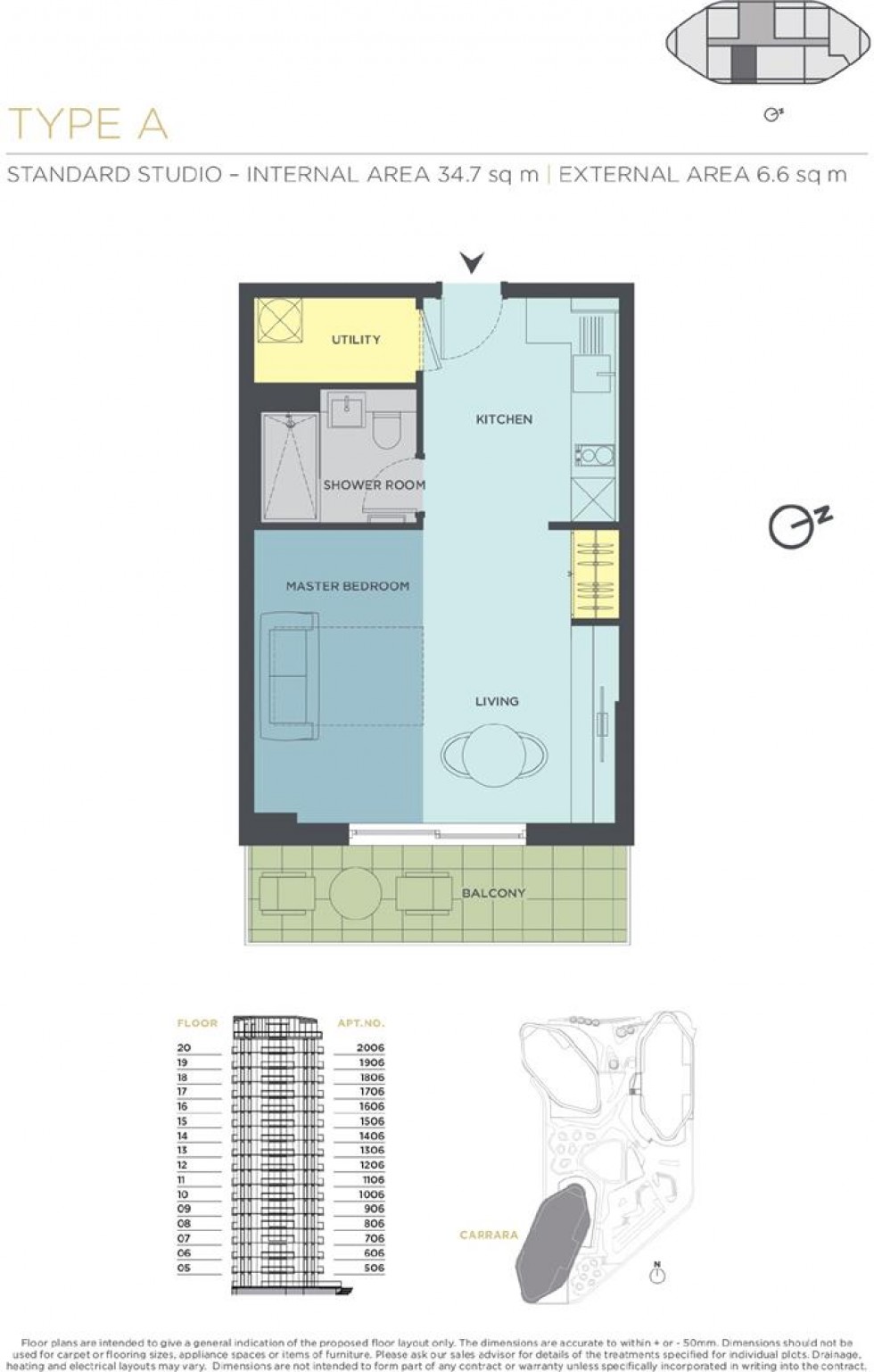 Floorplan for Eurocity, Gibraltar, Gibraltar