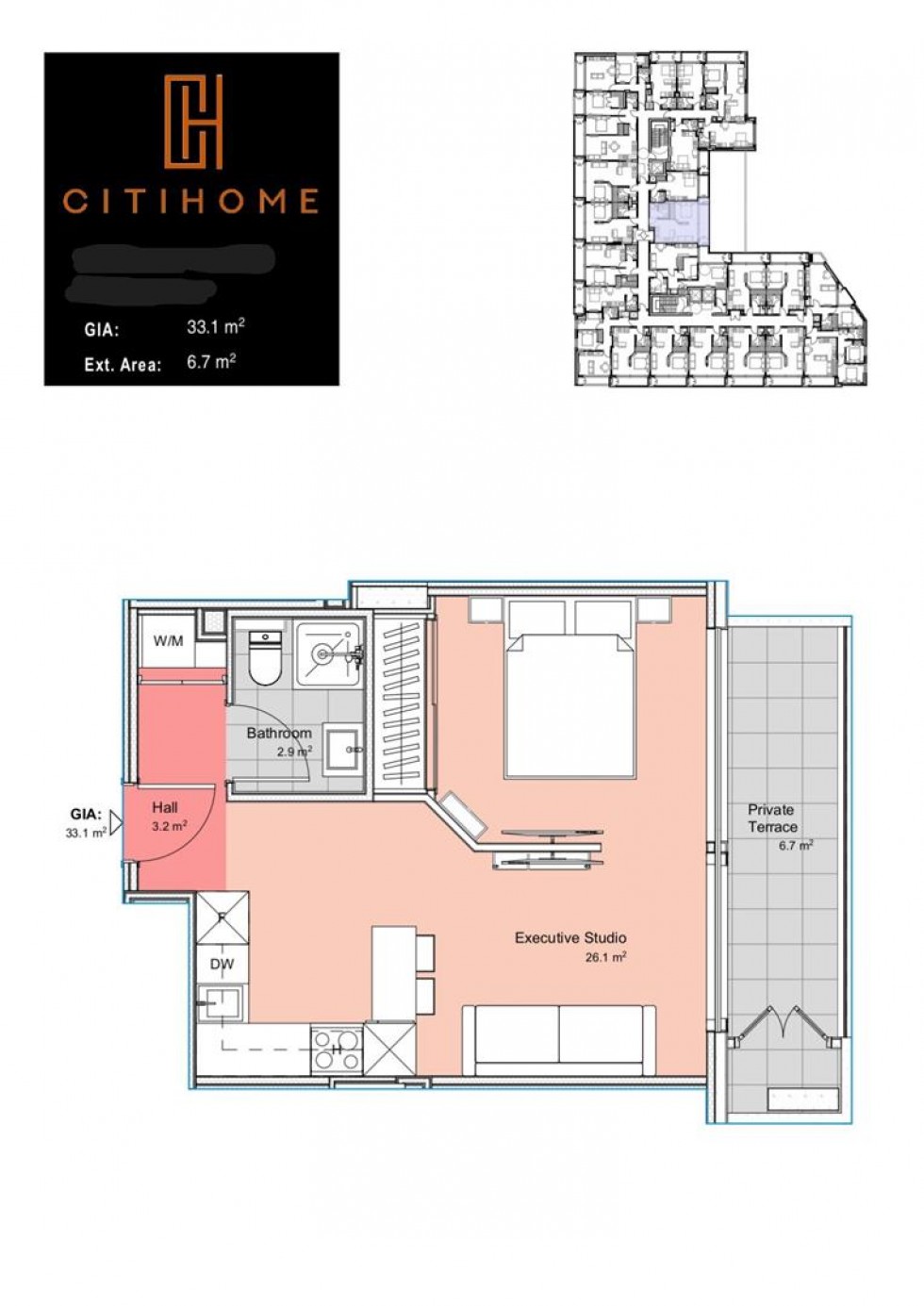 Floorplan for Citihome, Gibraltar, Gibraltar