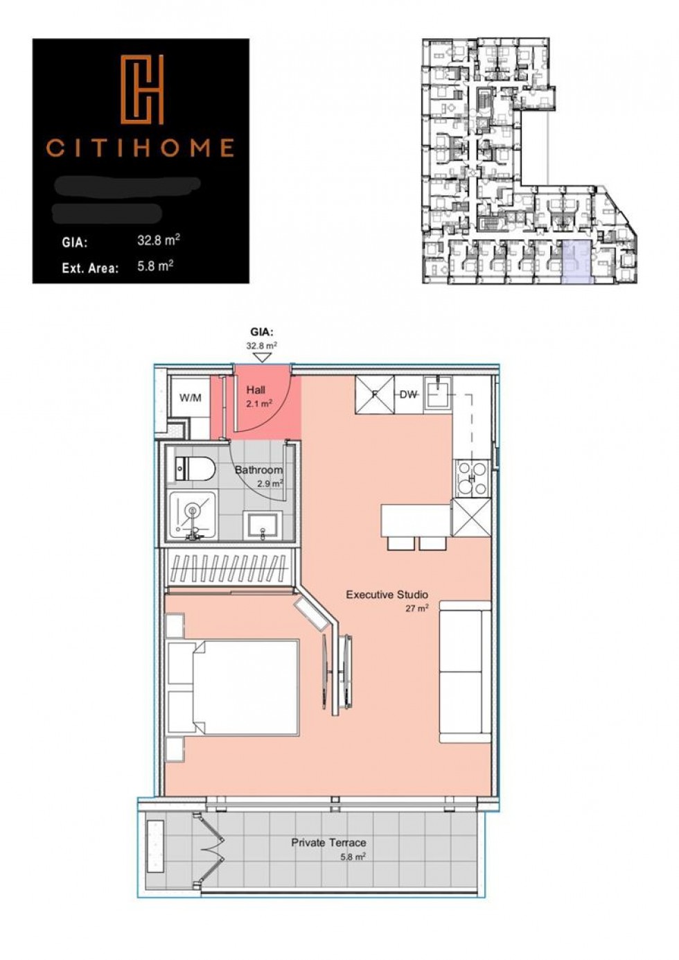 Floorplan for Citihome, Gibraltar, Gibraltar