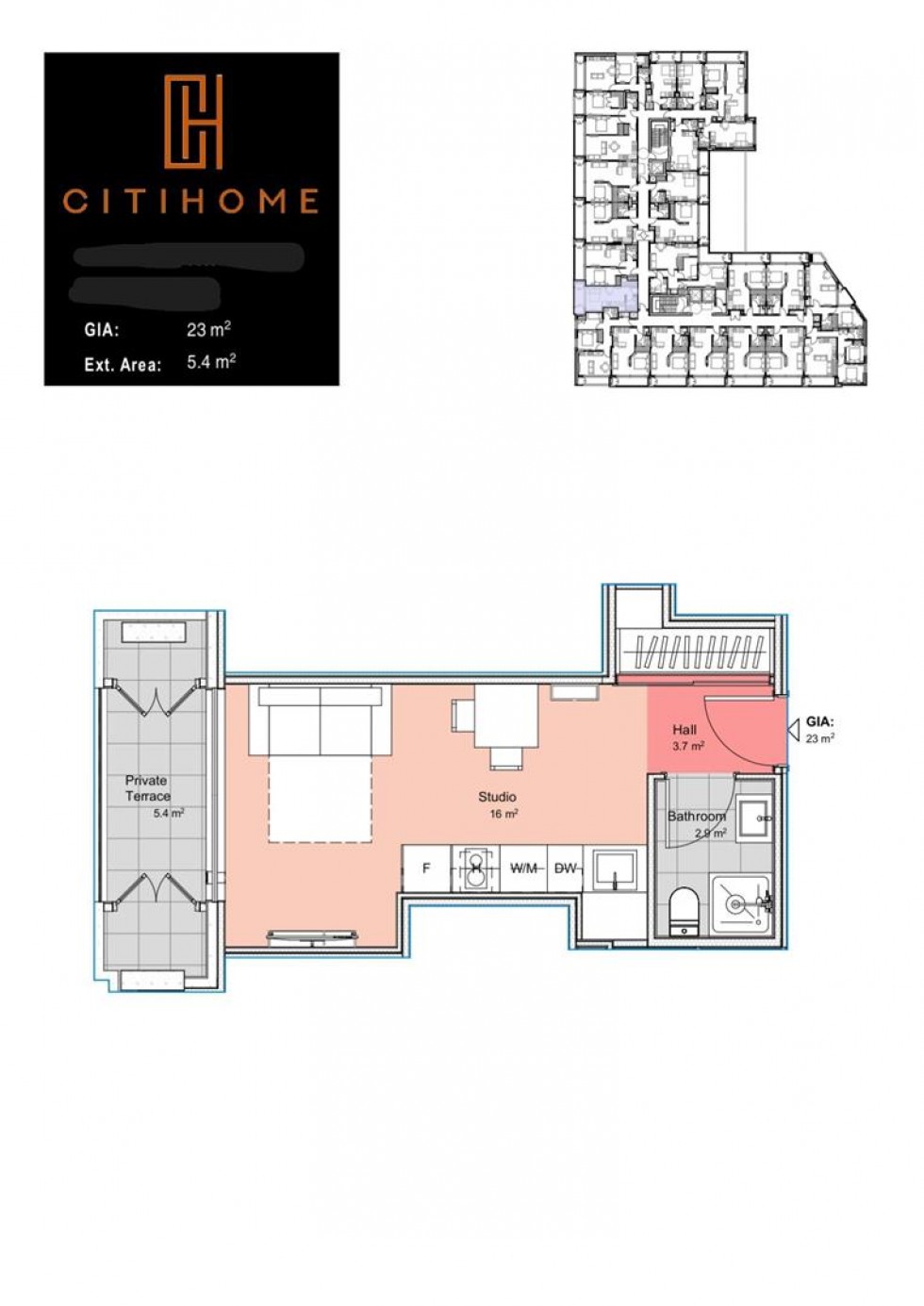 Floorplan for Citihome, Gibraltar, Gibraltar