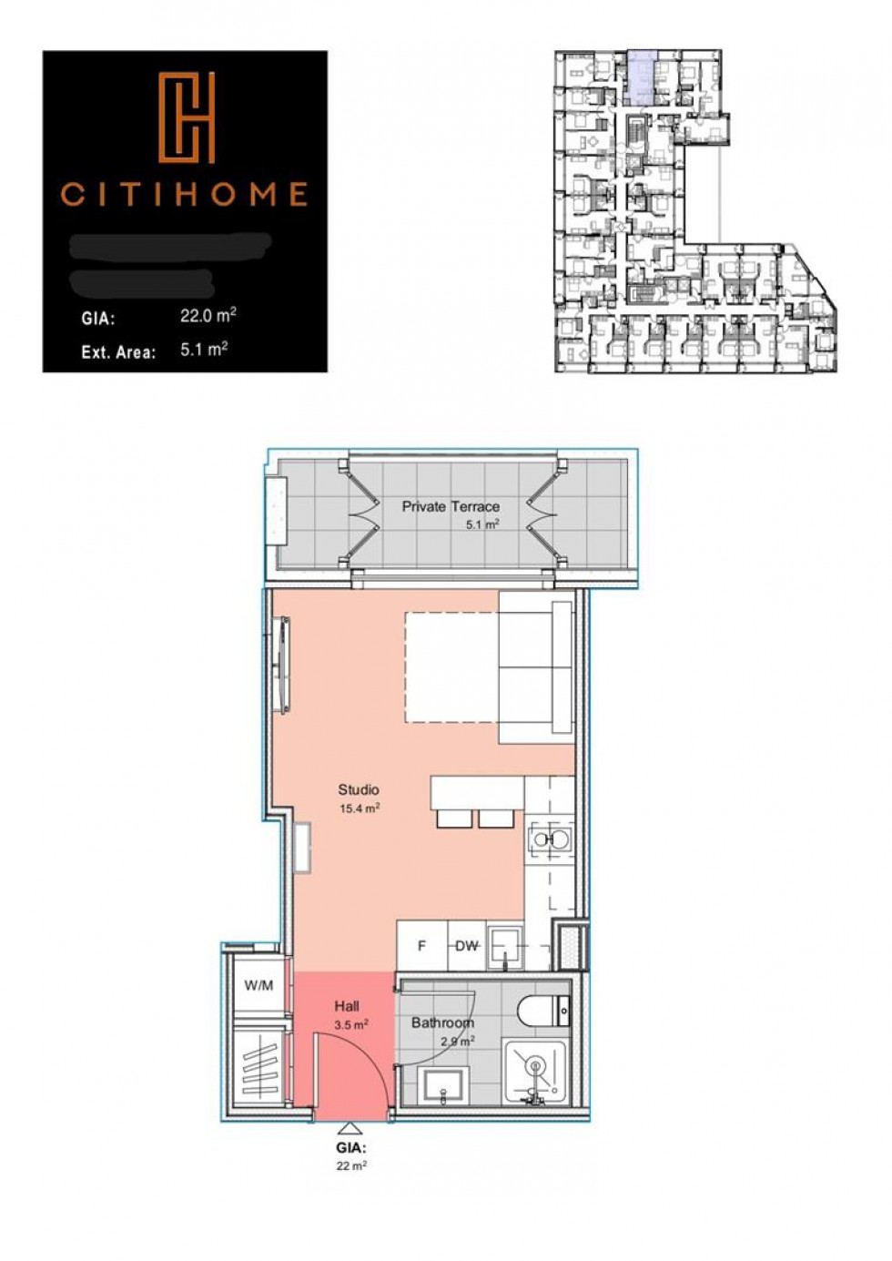 Floorplan for Citihome, Gibraltar, Gibraltar