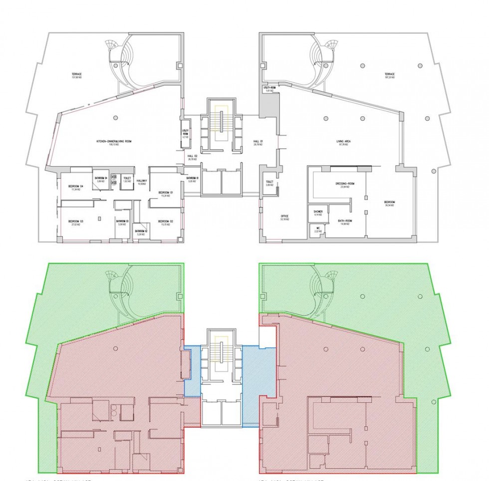 Floorplan for Royal Ocean Plaza, Gibraltar, Gibraltar