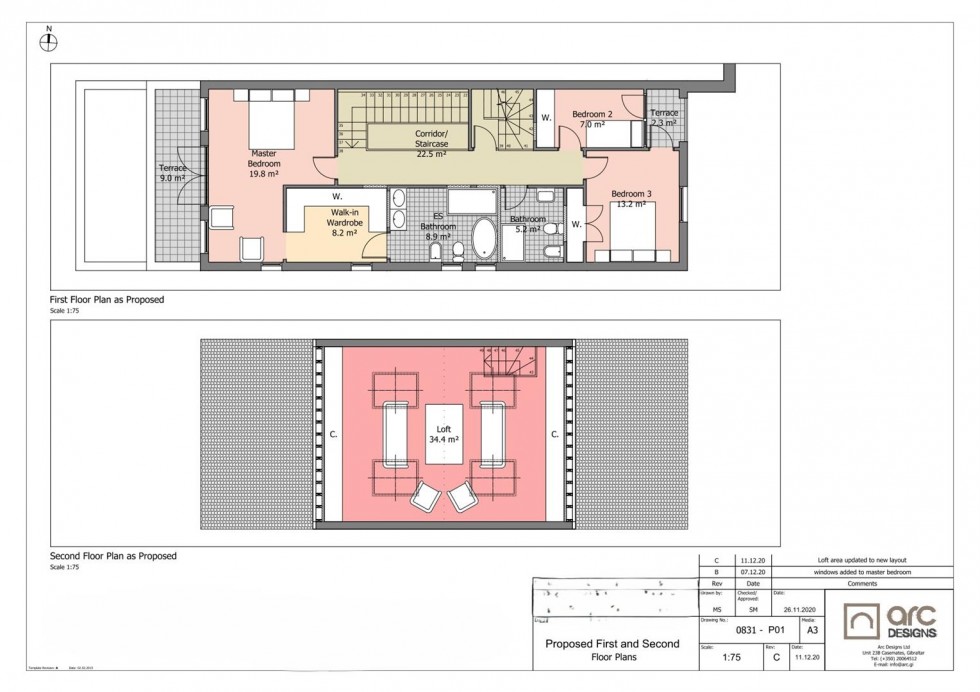 Floorplan for South District, Gibraltar, Gibraltar