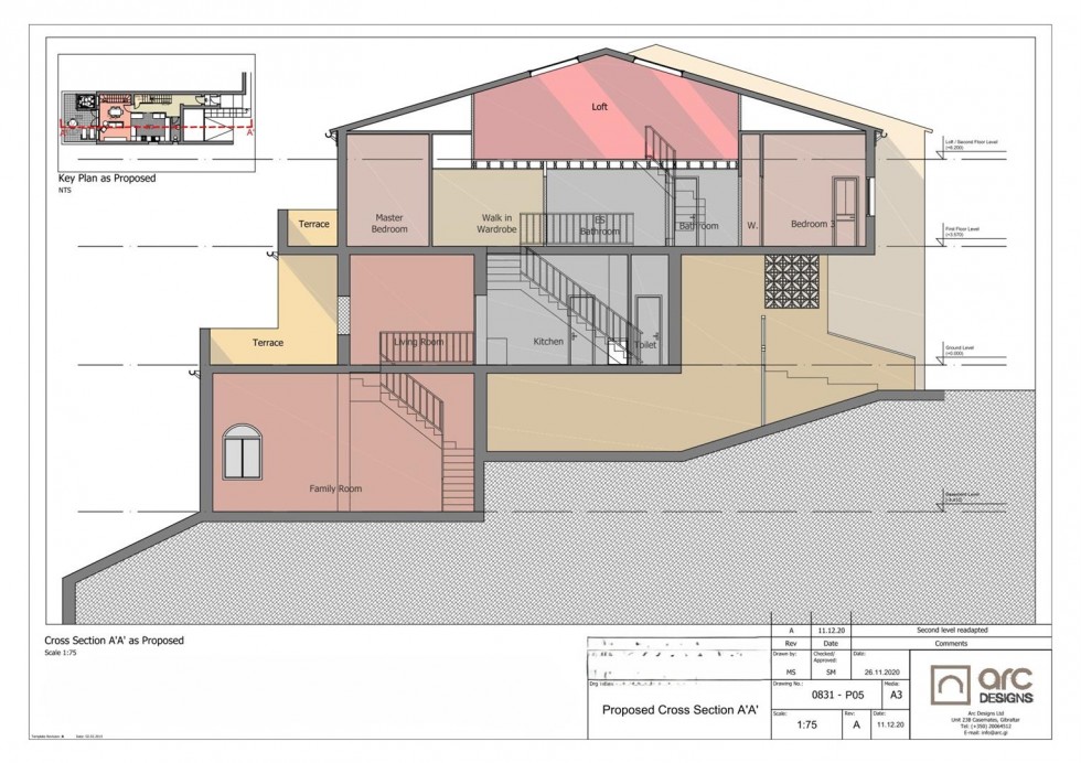 Floorplan for South District, Gibraltar, Gibraltar