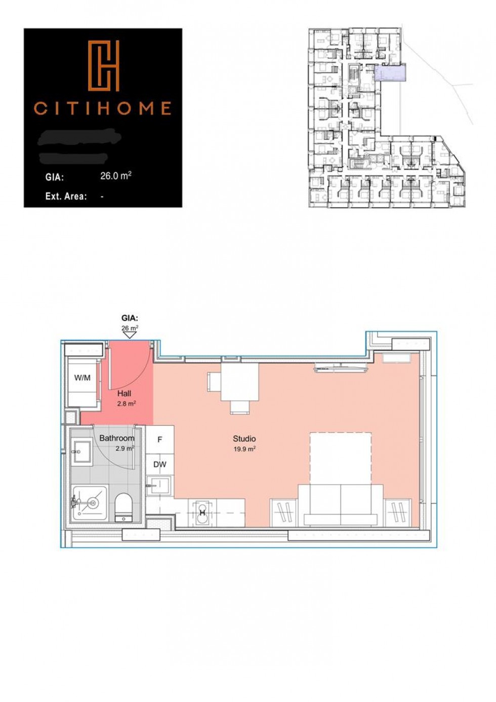 Floorplan for Citihome, Gibraltar, Gibraltar