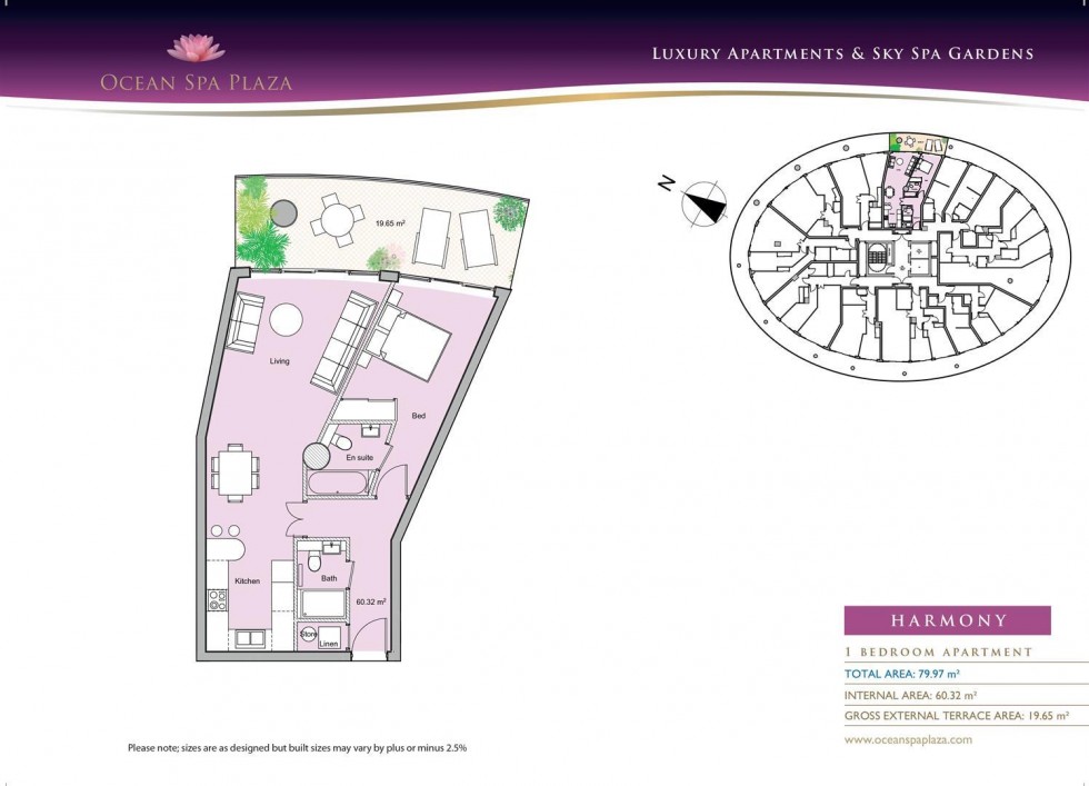 Floorplan for Ocean Spa Plaza, Gibraltar, Gibraltar