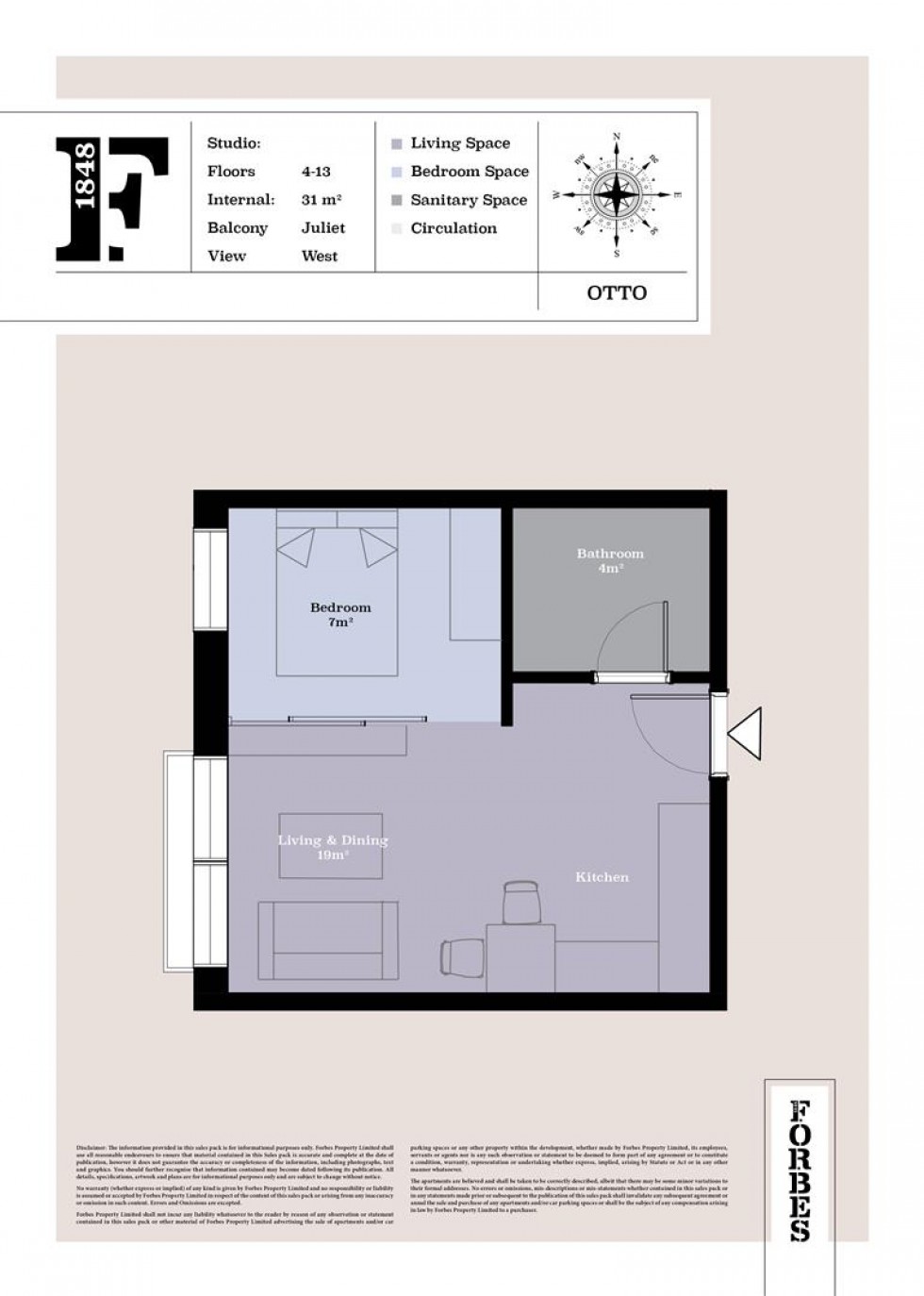 Floorplan for Forbes, Gibraltar, Gibraltar