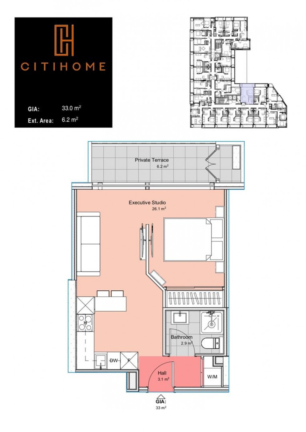 Floorplan for Citihome, Gibraltar, Gibraltar