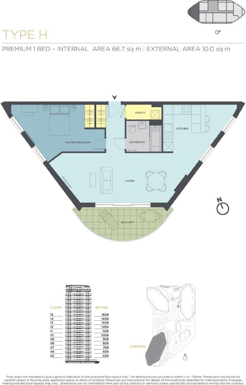 Floorplan for Eurocity, Gibraltar, Gibraltar