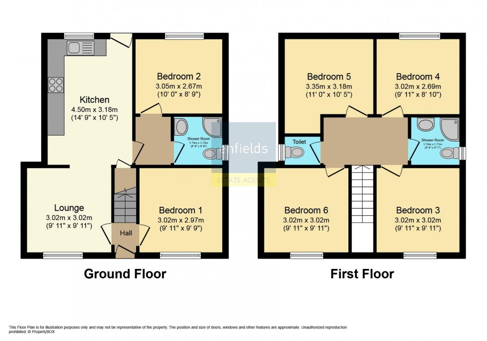 Floorplan for Luxury Student Cottage, Refurbished