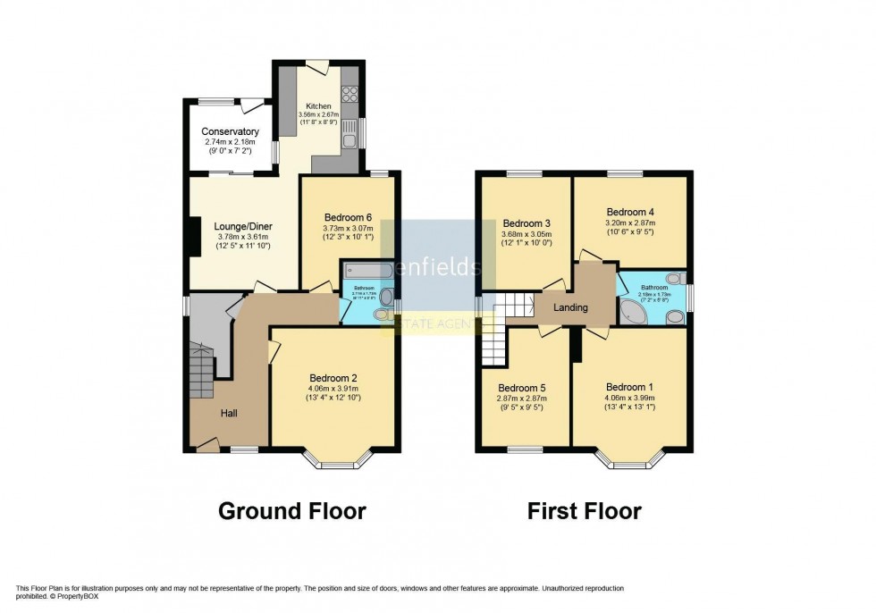 Floorplan for Student Home, Winton