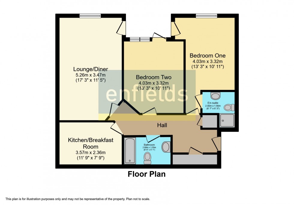 Floorplan for Hawkeswood Road, Southampton, Hampshire, SO18