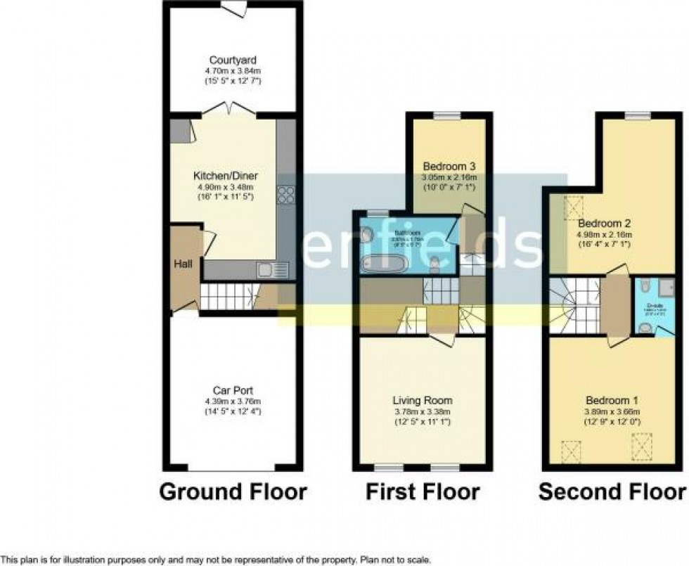 Floorplan for Lyon Street, Southampton, Hampshire, SO14