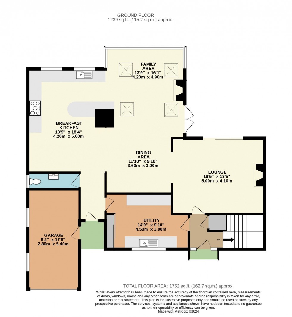 Floorplan for Victoria House, Roe Lane, Birkin