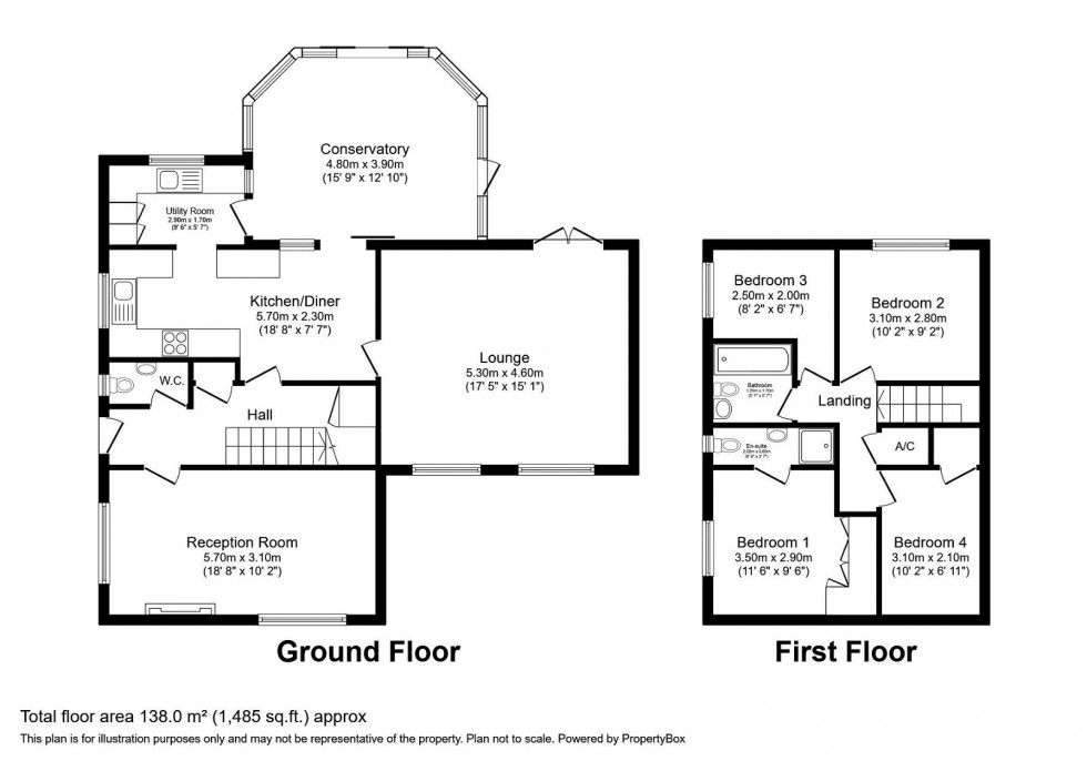 Floorplan for Elder Close, Marchwood, Southampton, SO40 4SN