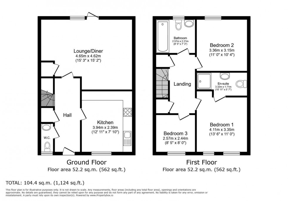 Floorplan for Ovington Gardens, Eastleigh, SO50 5FZ