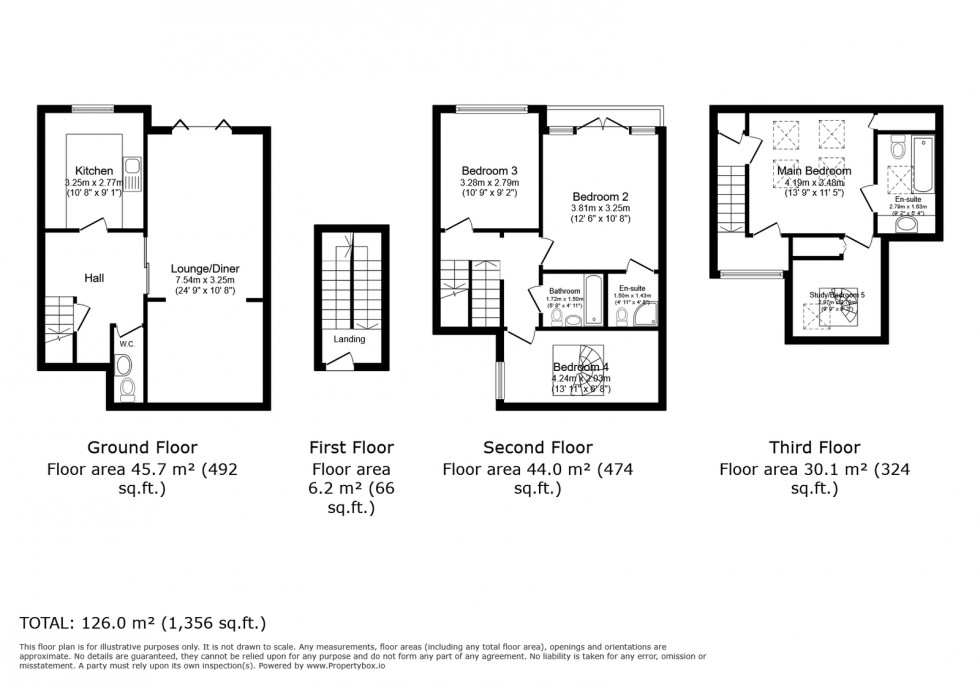 Floorplan for Velsheda Court, Hythe, Southampton, SO45 6DW