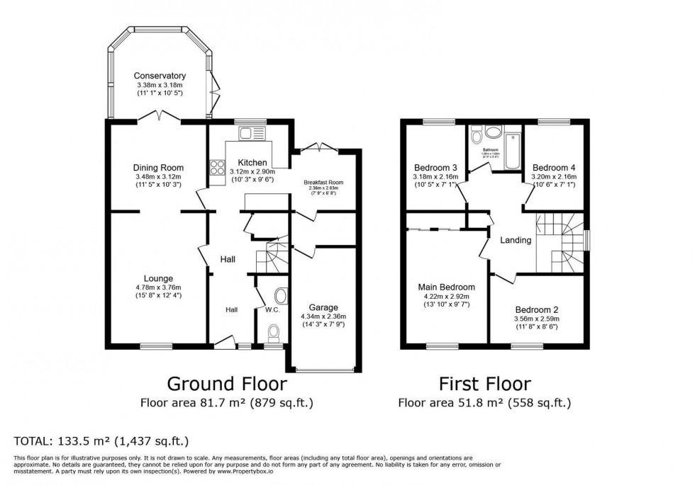 Floorplan for Bosville, Eastleigh, SO50 4QA