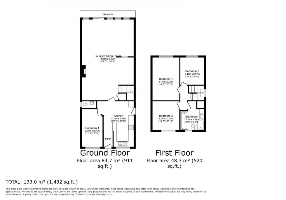 Floorplan for Home Farm Close, Hythe, Southampton, SO45 6JN