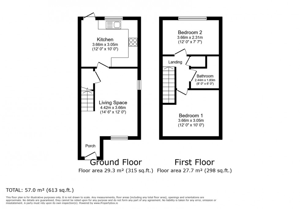 Floorplan for Bell Close 