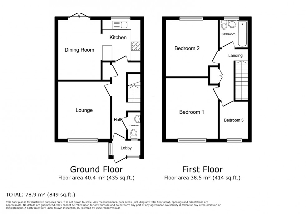 Floorplan for Ocknell Grove, Dibden, Southampton, SO45 5WD