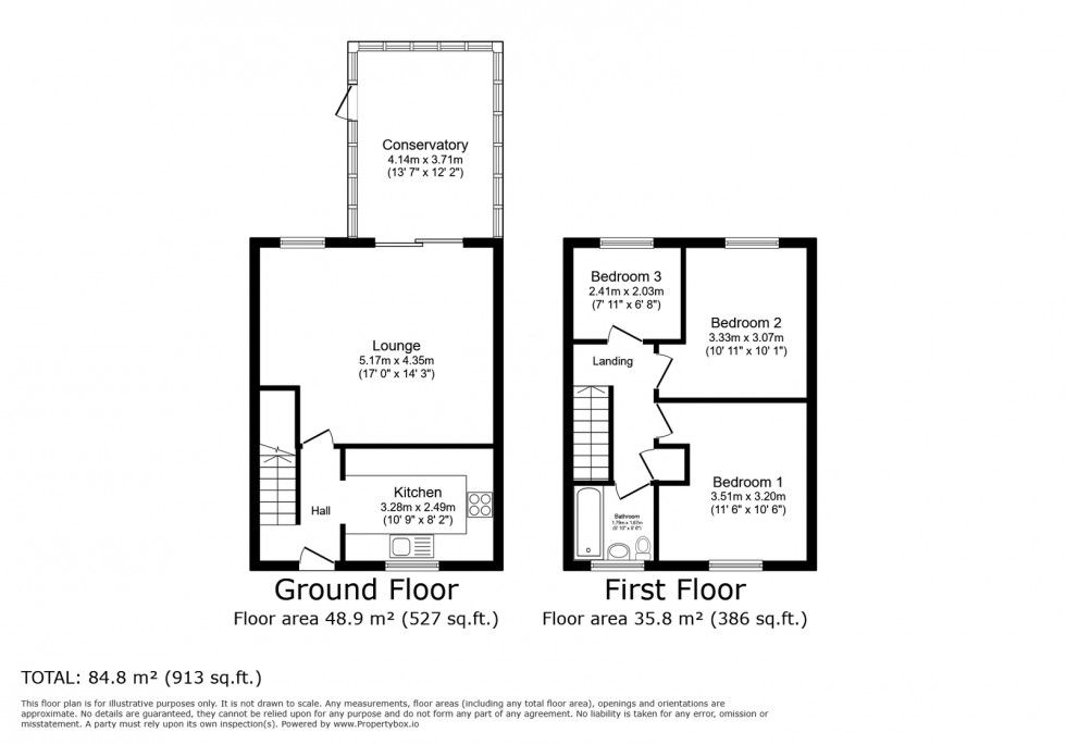 Floorplan for Oxburgh Close, Eastleigh, SO50 4QU