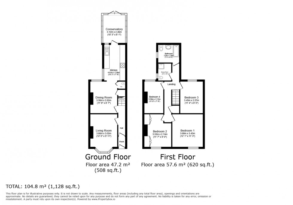 Floorplan for Southampton Road, Eastleigh, SO50 5QX