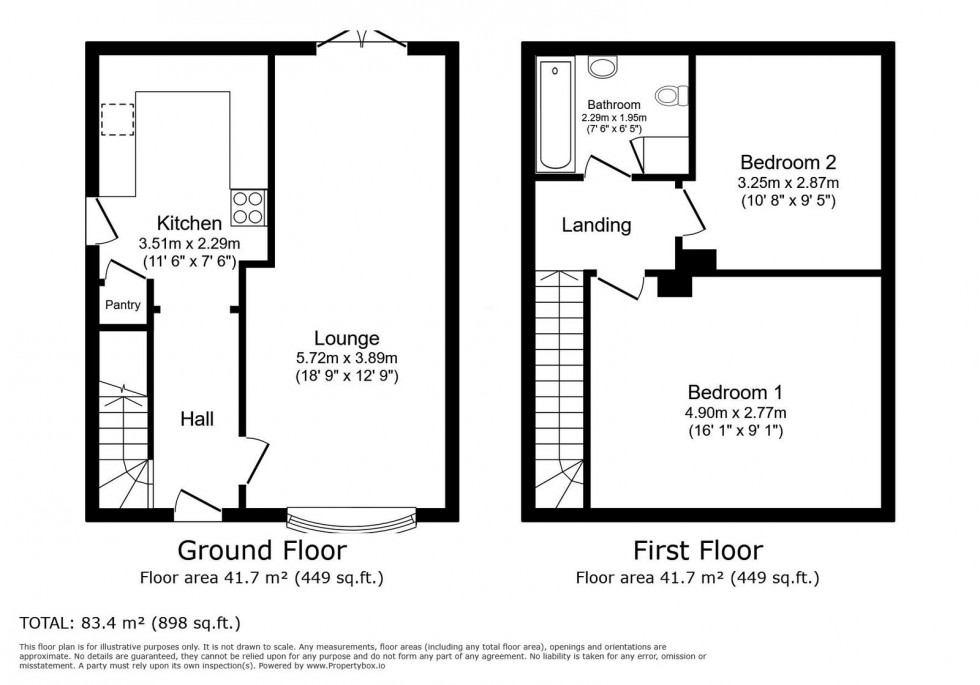 Floorplan for Heather Road, Fawley, Southampton, SO45 1EW