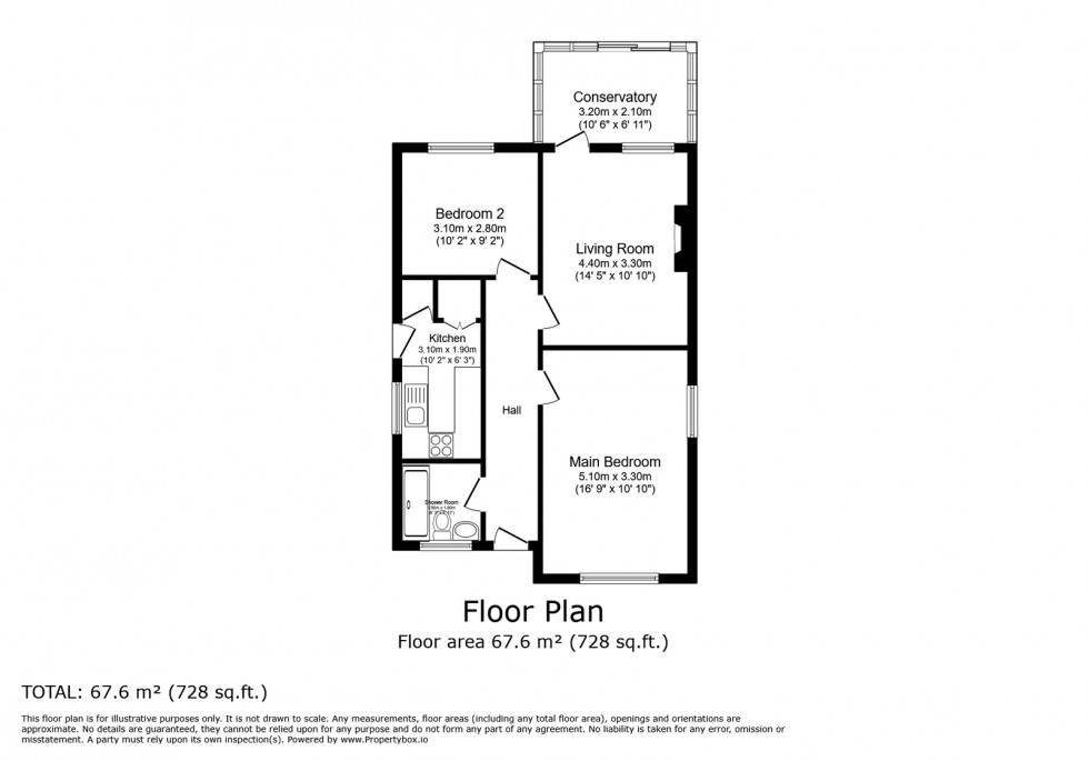 Floorplan for Westbourne Avenue, Holbury, Southampton, SO45 2NJ