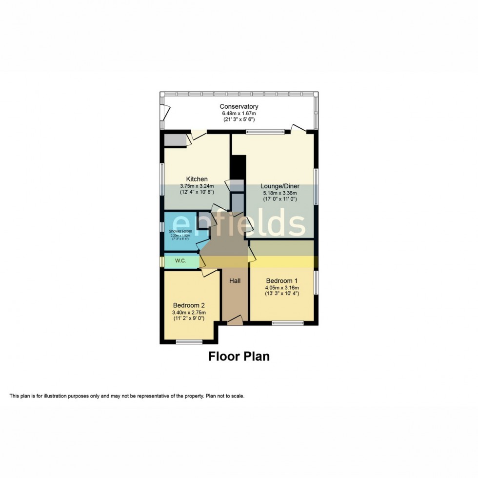 Floorplan for St. Gabriels Road, Southampton, SO18