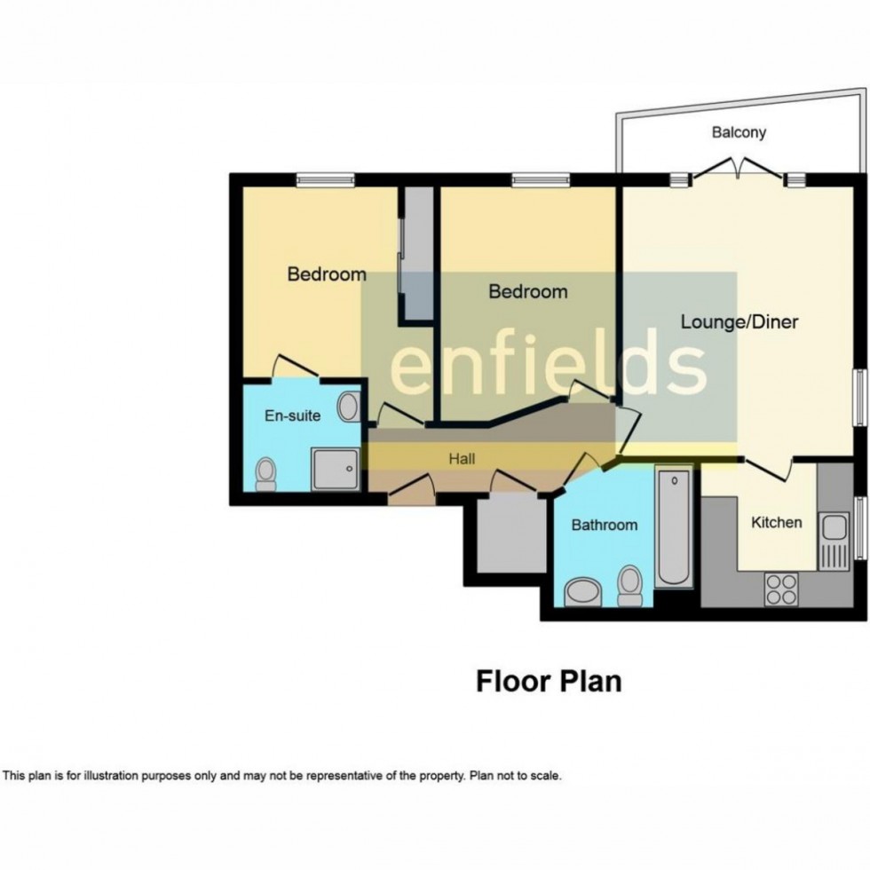 Floorplan for Oakley Road, Southampton, SO16