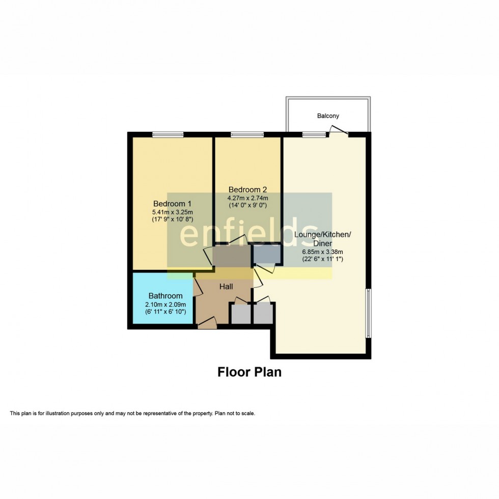 Floorplan for John Thornycroft Road, Southampton, SO19