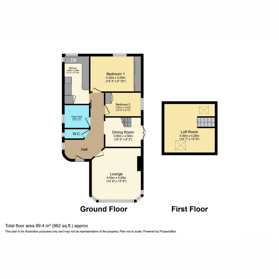 Floorplan for Gainsford Road, Southampton, SO19